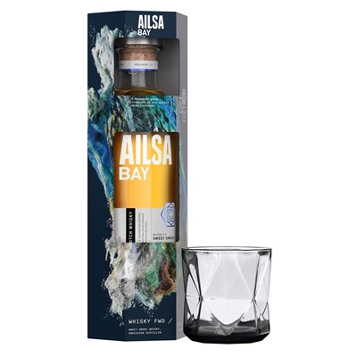 Ailsa Bay Single Malt 70cl And Glass Set